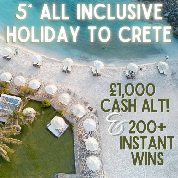 LUXURY 5* ALL INCLUSIVE CRETE HOLIDAY OR £1,000 CASH!