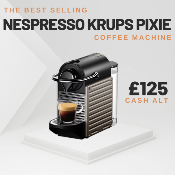 FLASH! Nespresso Krups Pixie Coffee Machine