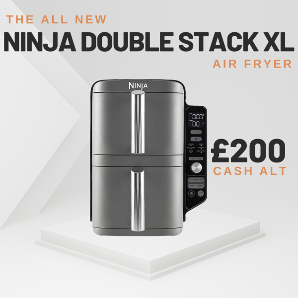 NINJA DOUBLE STACK XL AIR FRYER!