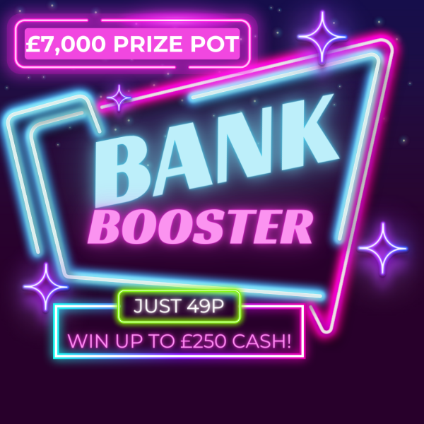 WIN FOR 49P! BANK BOOSTER INSTANT WINS! - Clarity Comps