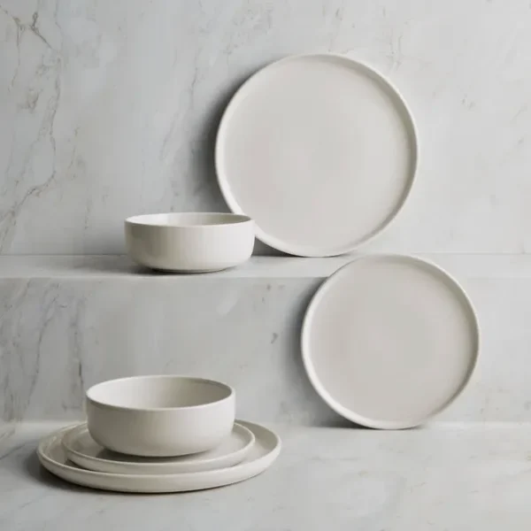 Dunelm 24 Piece Stacking Plate Set