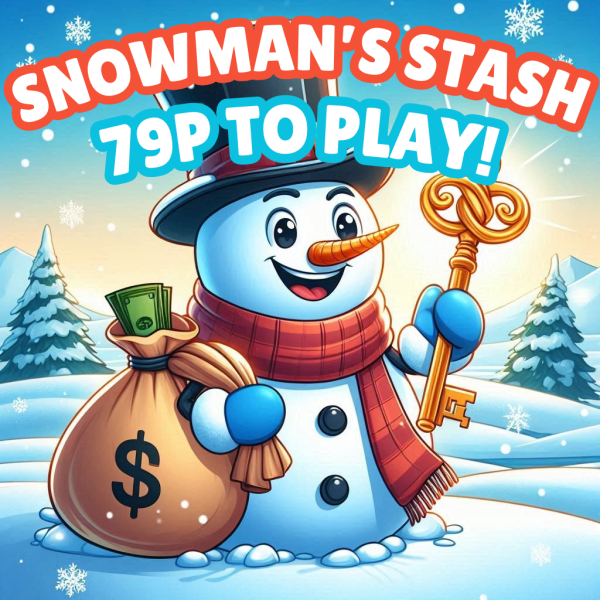 79P SNOWMAN'S STASH - WIN £750 CASH INSTANTLY!