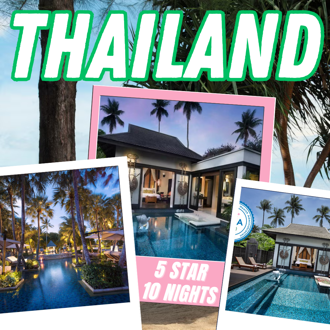 LUXURY 10 NIGHT THAILAND HOLIDAY! £5K CASH ALT + £25K INSTANTS!